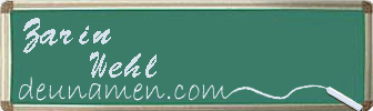 Zarin Wehl Visitenkarte